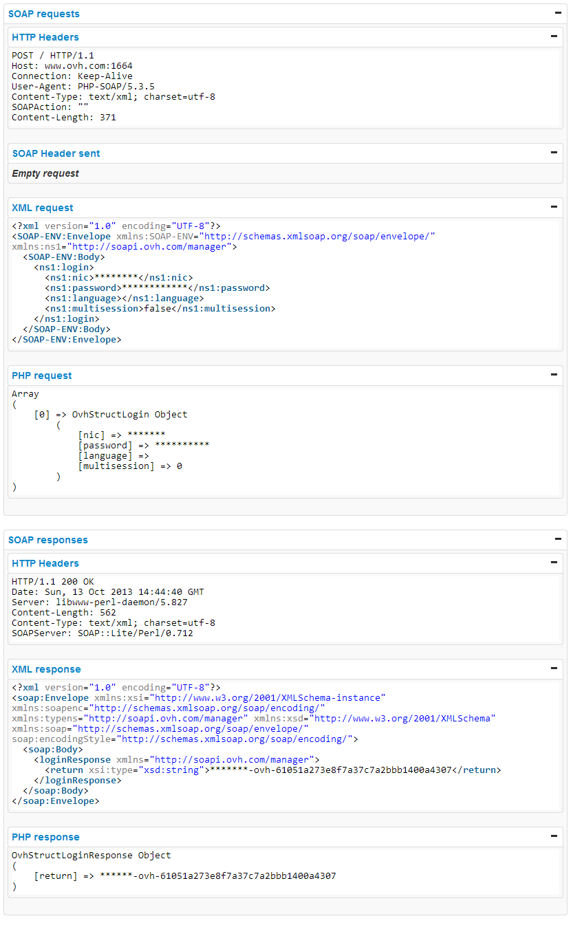 OVH SOAP API login operation Requests and Responses - WSDL to php OVH SOAP API login operation Requests and Responses - WSDL to php